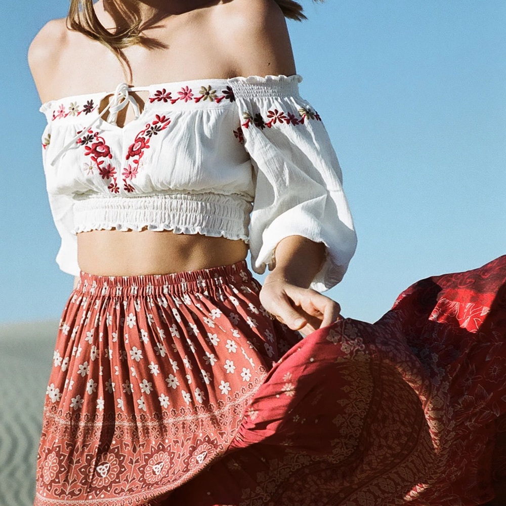 Spell Tuula Peasant Blouse